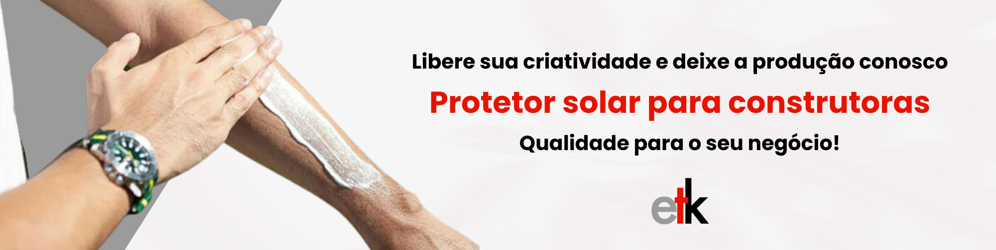 Protetor solar para construtoras